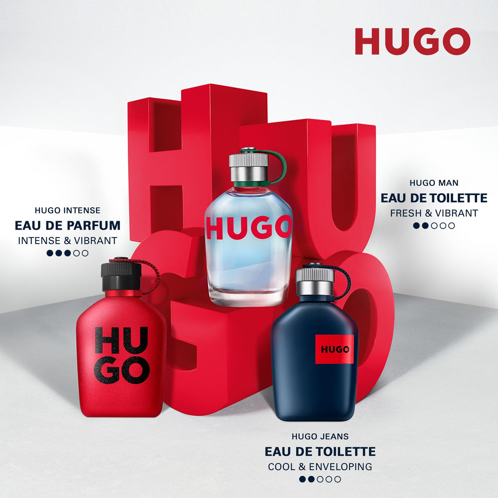 Hugo Boss HUGO Man fir balsam detail illustrating warm woody base benefit