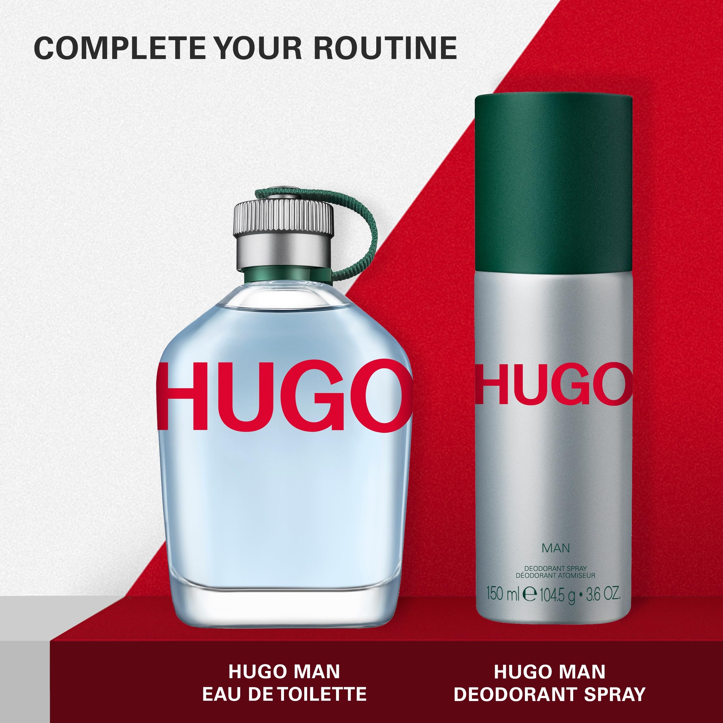 Hugo Boss HUGO Man staged in a morning routine showing everyday wearability