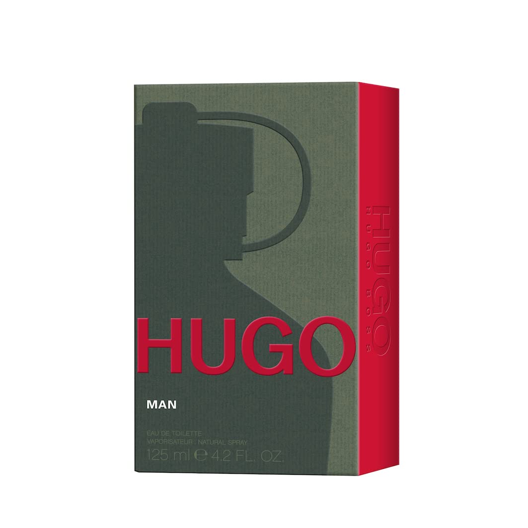 Hugo Boss HUGO Man being sprayed on neck for all-day freshness