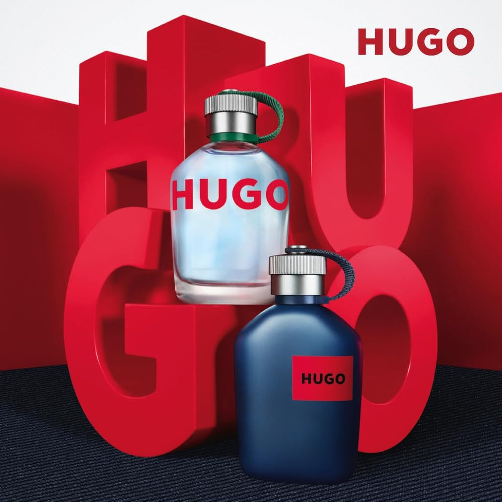 Hugo Boss HUGO Man bottle in hand to show real size and travel convenience