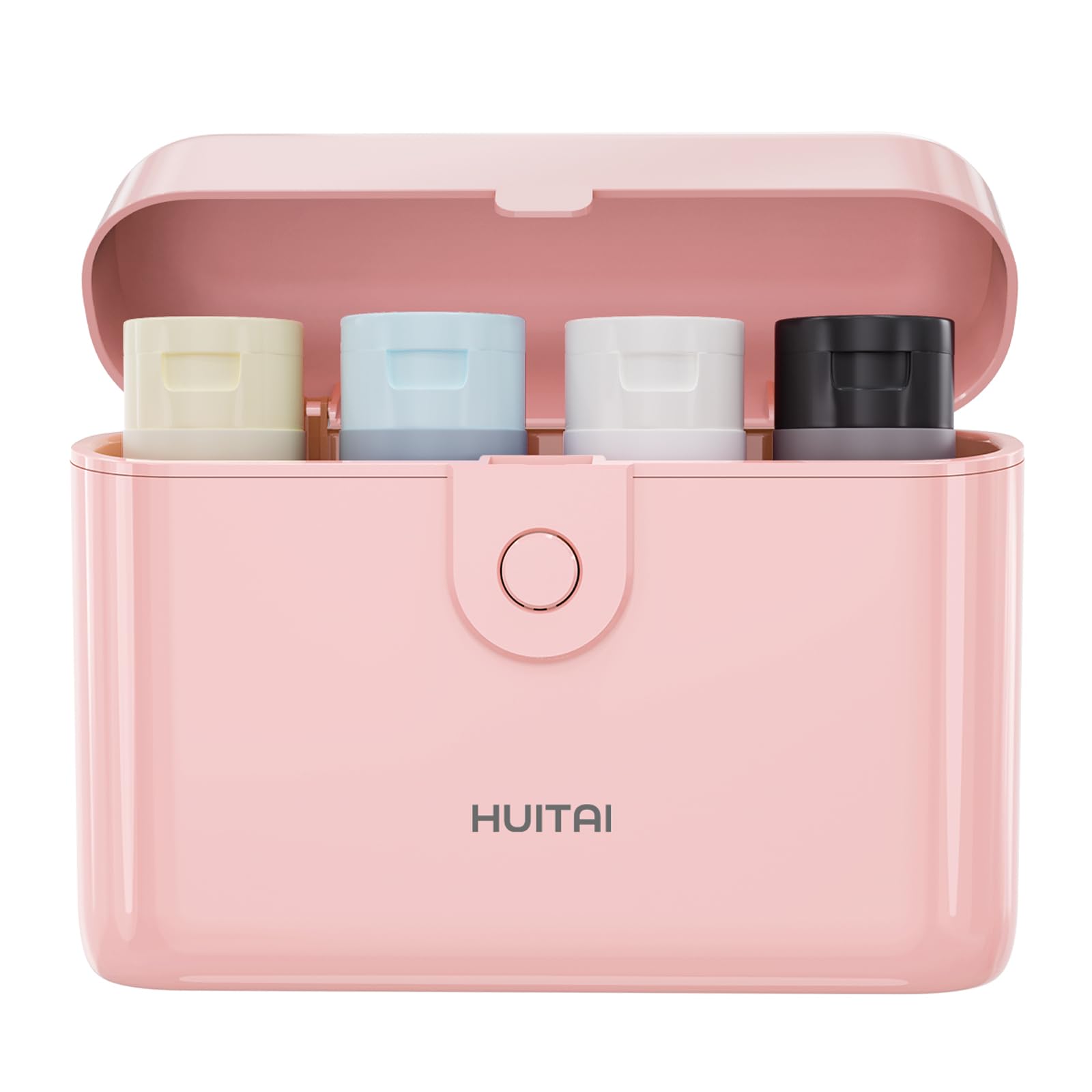 HUITAI front view case closed showing compact protection and easy carry