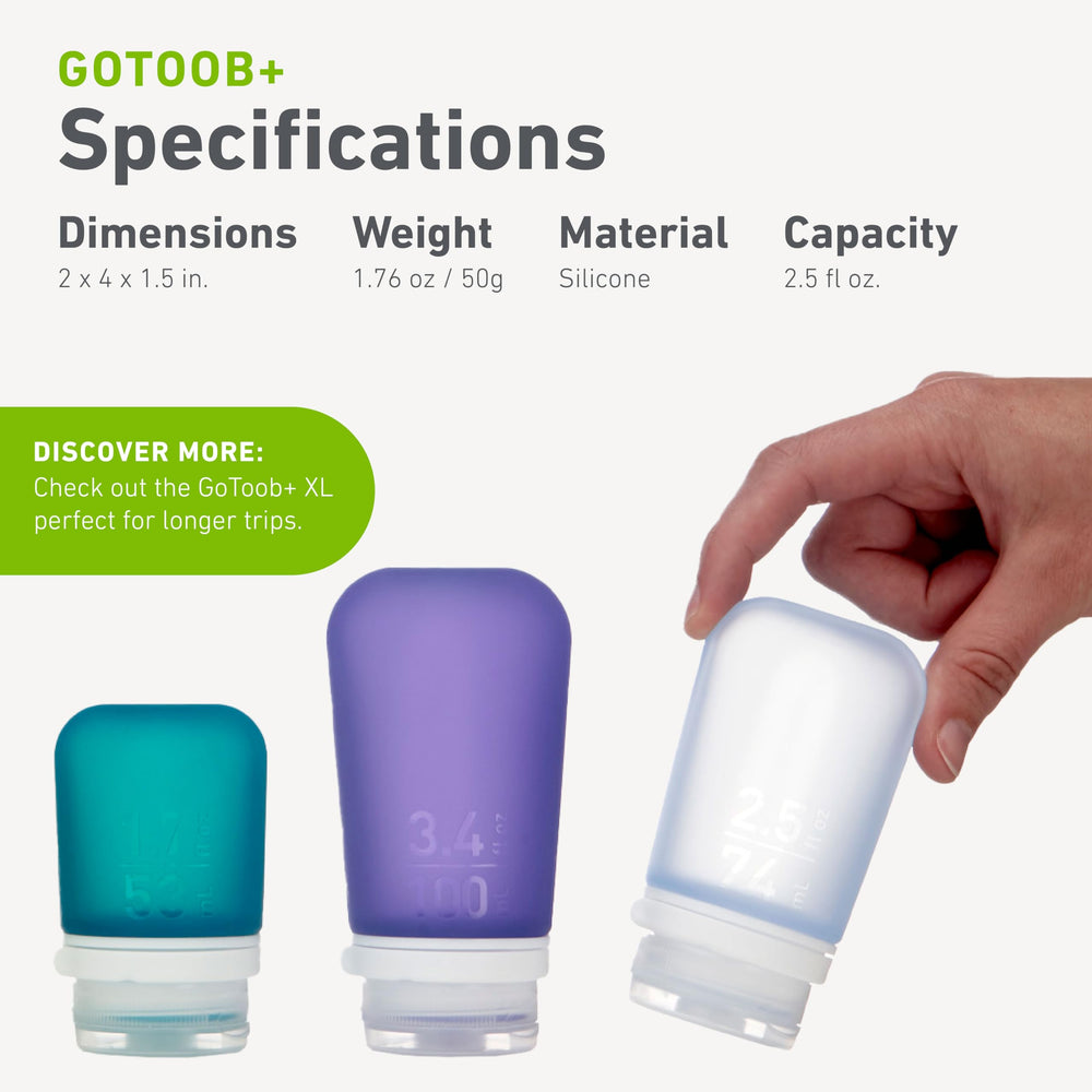 humangear GoToob+ in-use at campsite with locked lid preventing spills