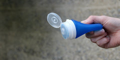 humangear GoToob+ textured collar for labeling contents and quick identification