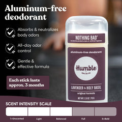 HUMBLE stick open close-up texture demonstrating smooth glide benefit