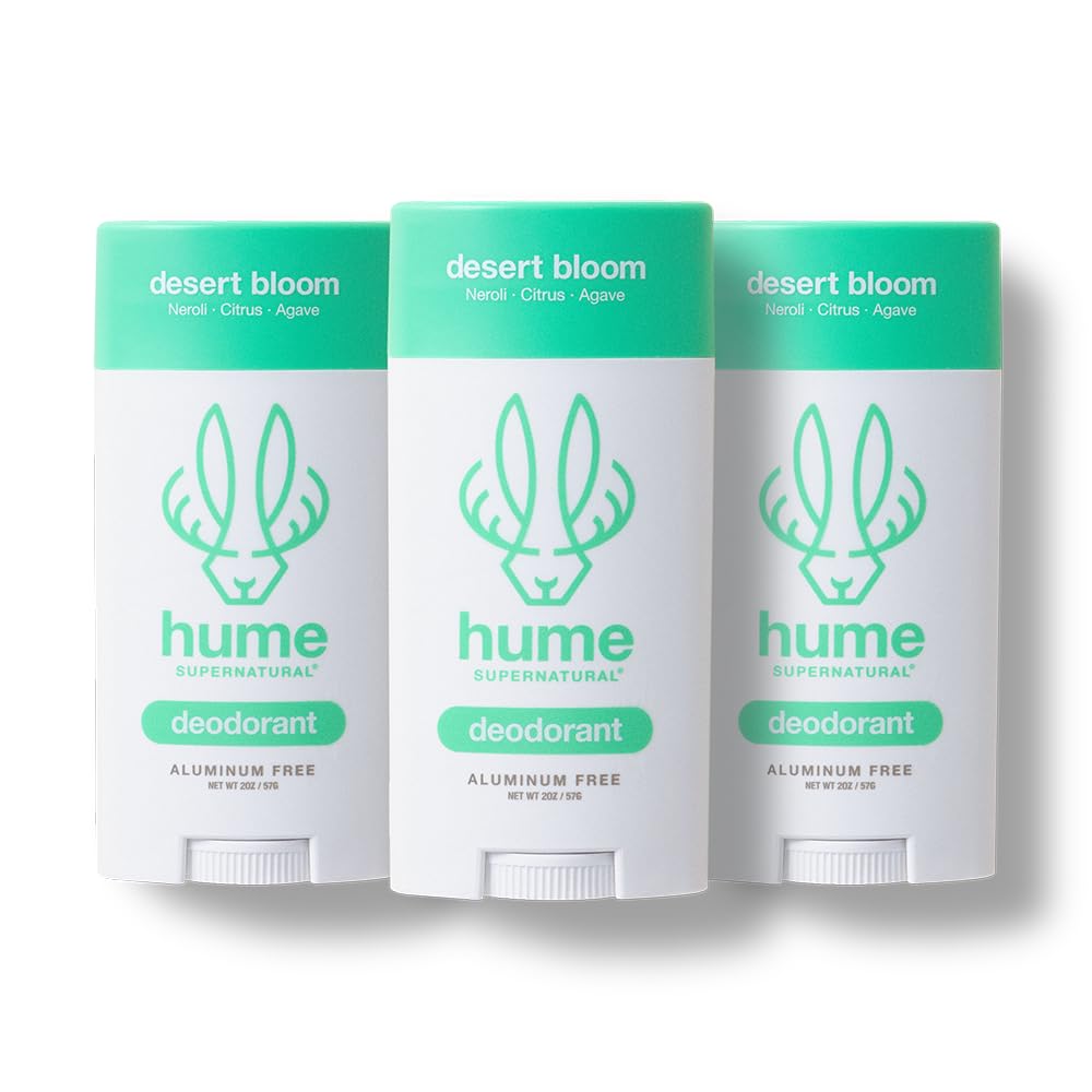 HUME SUPERNATURAL front packaging showing three Desert Bloom sticks and value
