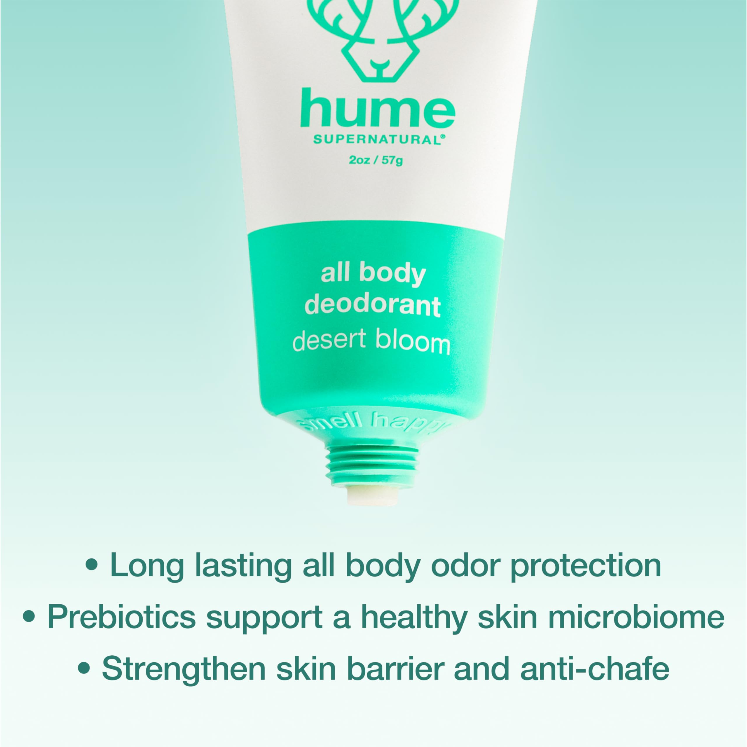 Hume Supernatural on a bathroom shelf styled lifestyle shot showing natural routine benefit