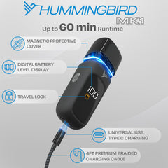 HUMMINGBIRD MK1 with five guide combs laid out for consistent length options