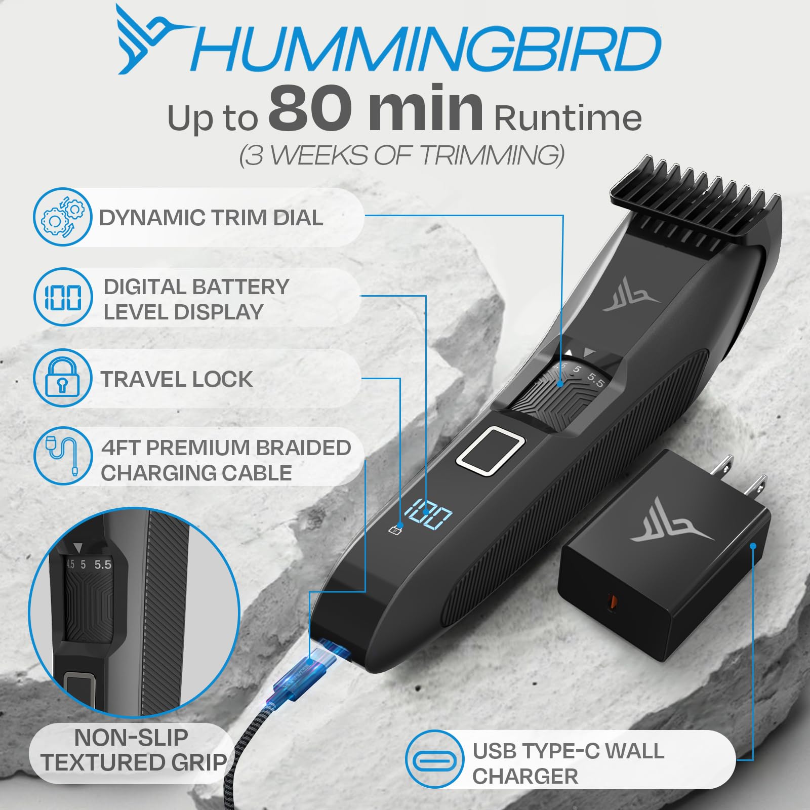 HUMMINGBIRD MK14 with premium travel case for convenient, protected transport