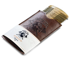 Hunter Jack close-up of fine teeth for precise mustache shaping
