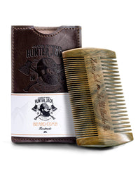 Hunter Jack front view showing sandalwood comb and sleek design benefit