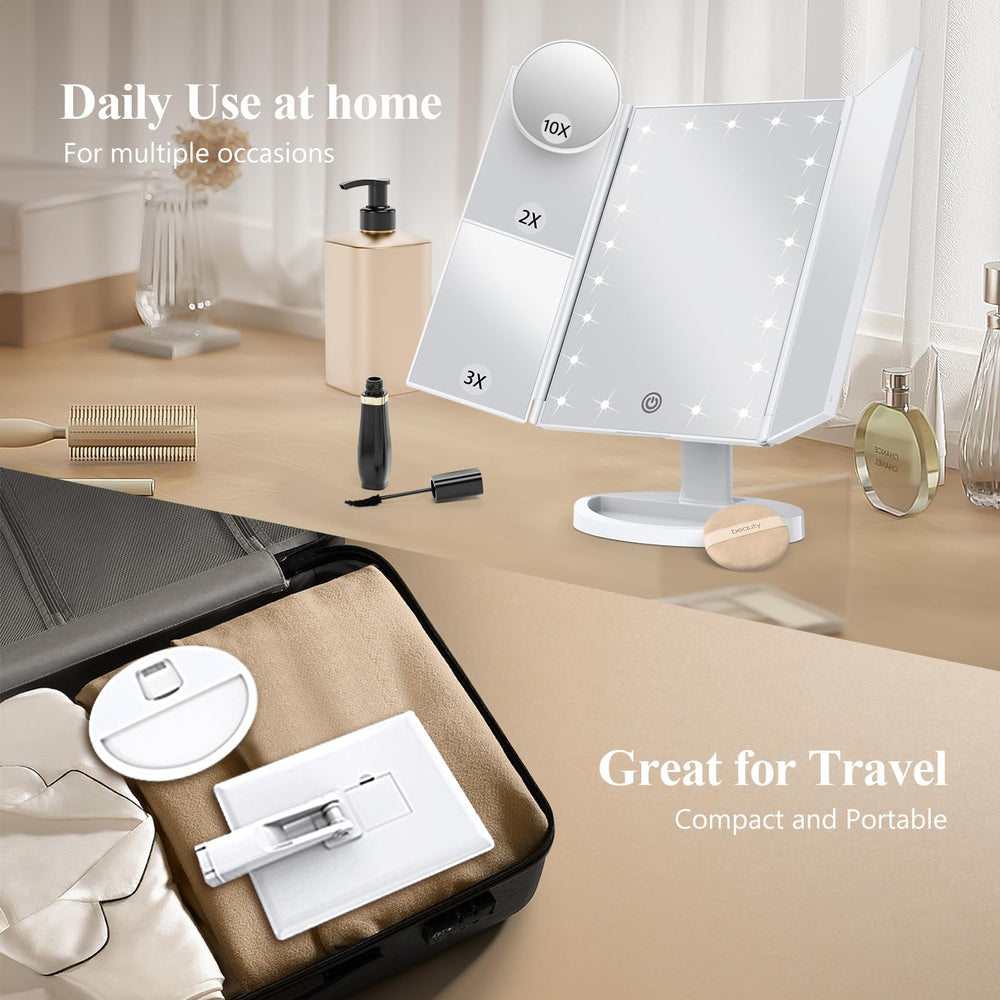 HUONUL touch control lit demonstrating adjustable brightness for comfortable lighting