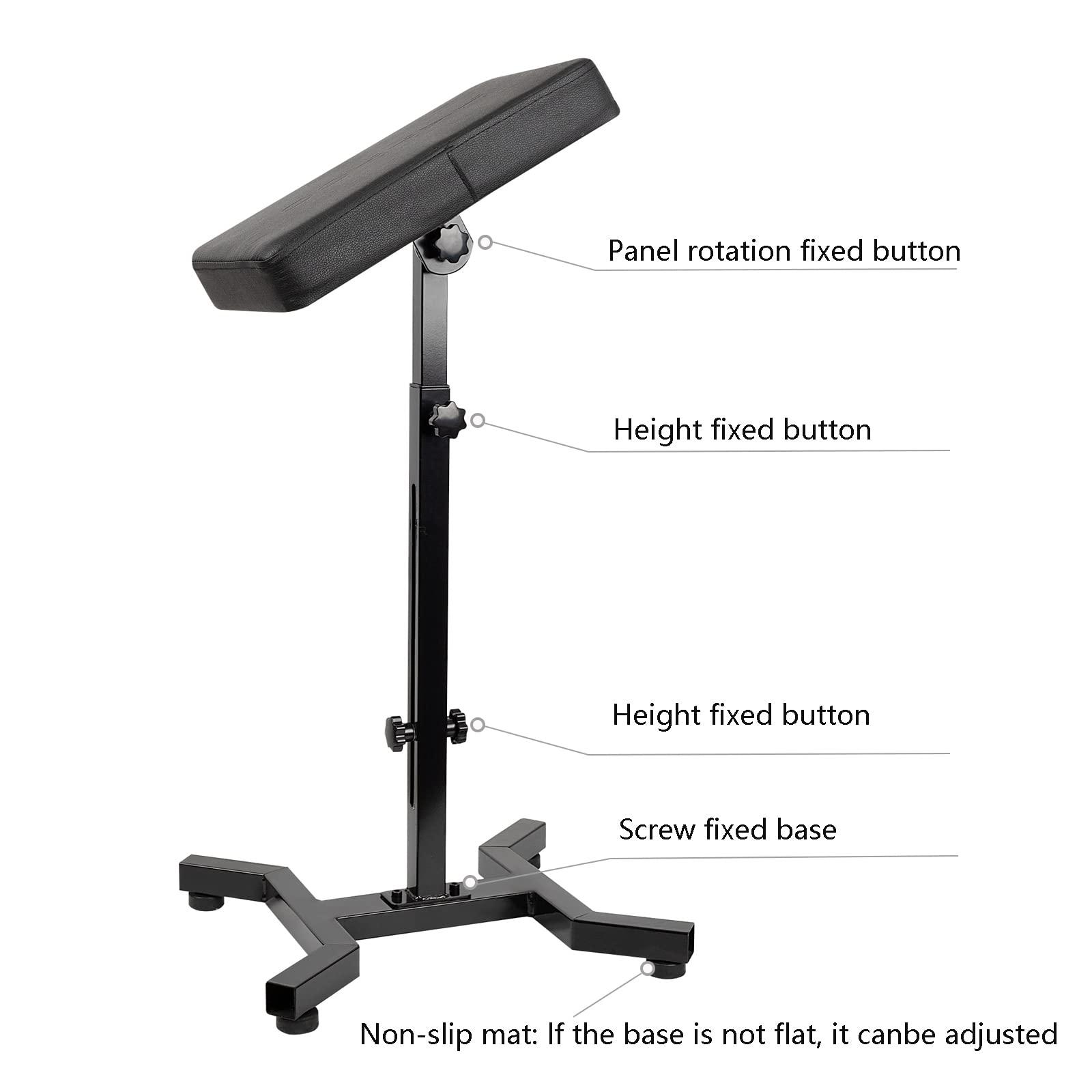 HUOXOU in-use with tattoo artist demonstrating ergonomic working benefit