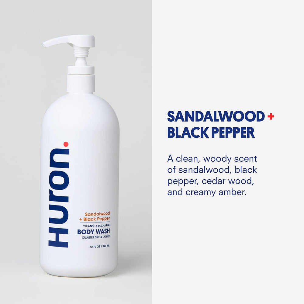 Huron ingredient highlight with coconut oil droplet illustrating hydration support
