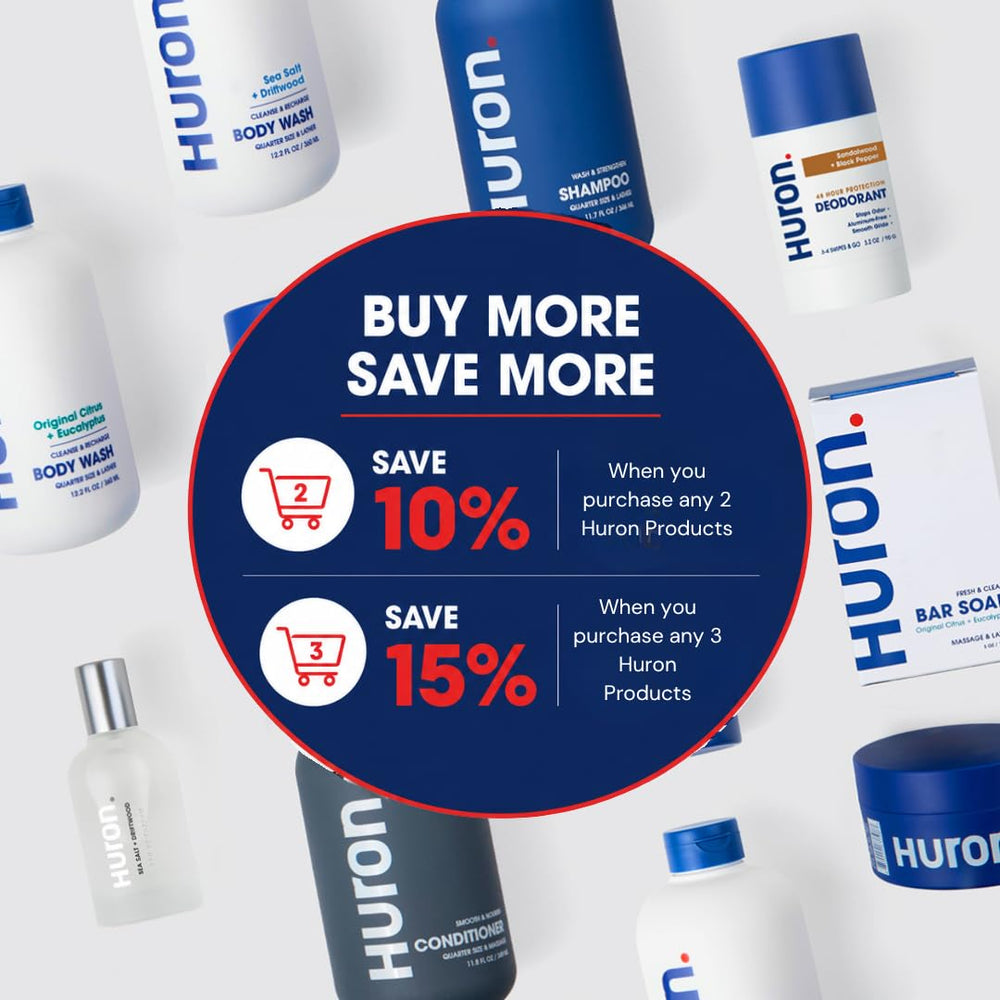 Huron creamy conditioner texture demonstrating smooth moisturizing slip