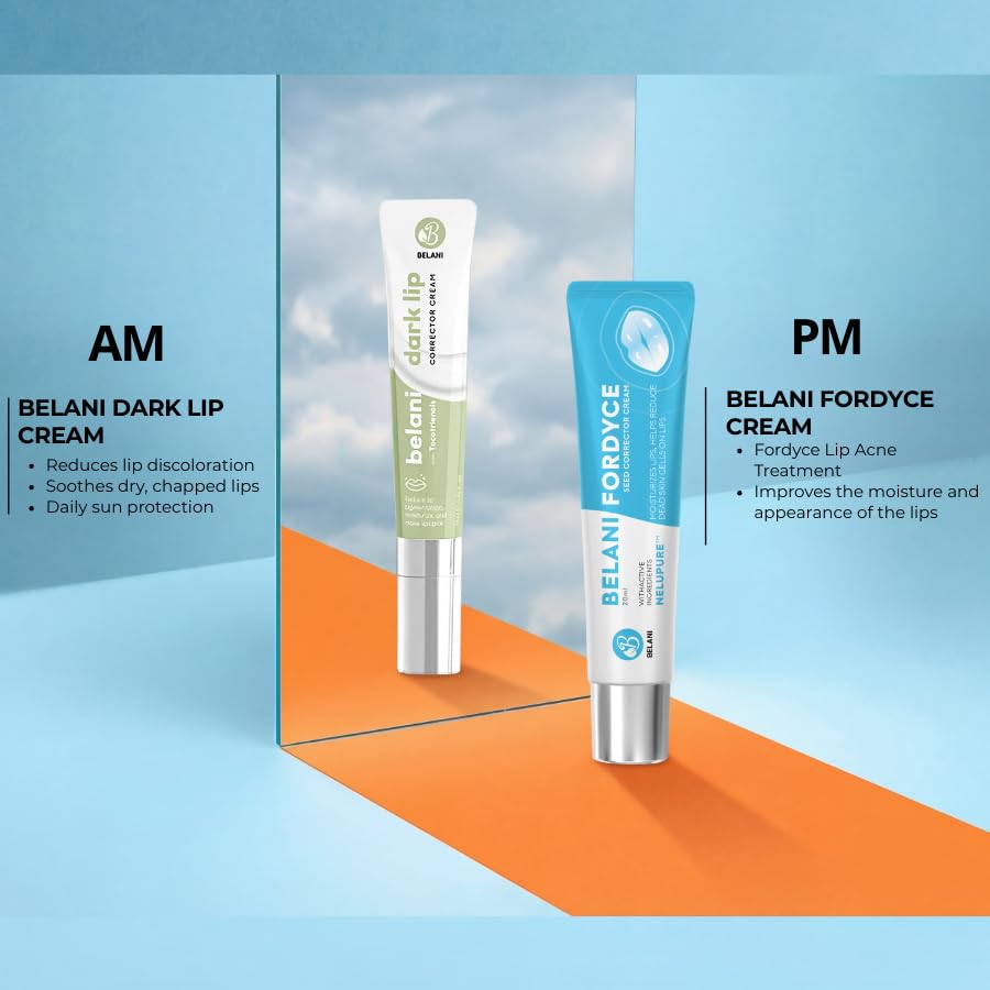 HVSun Belani applying cream to lips by hand for visible smoothing