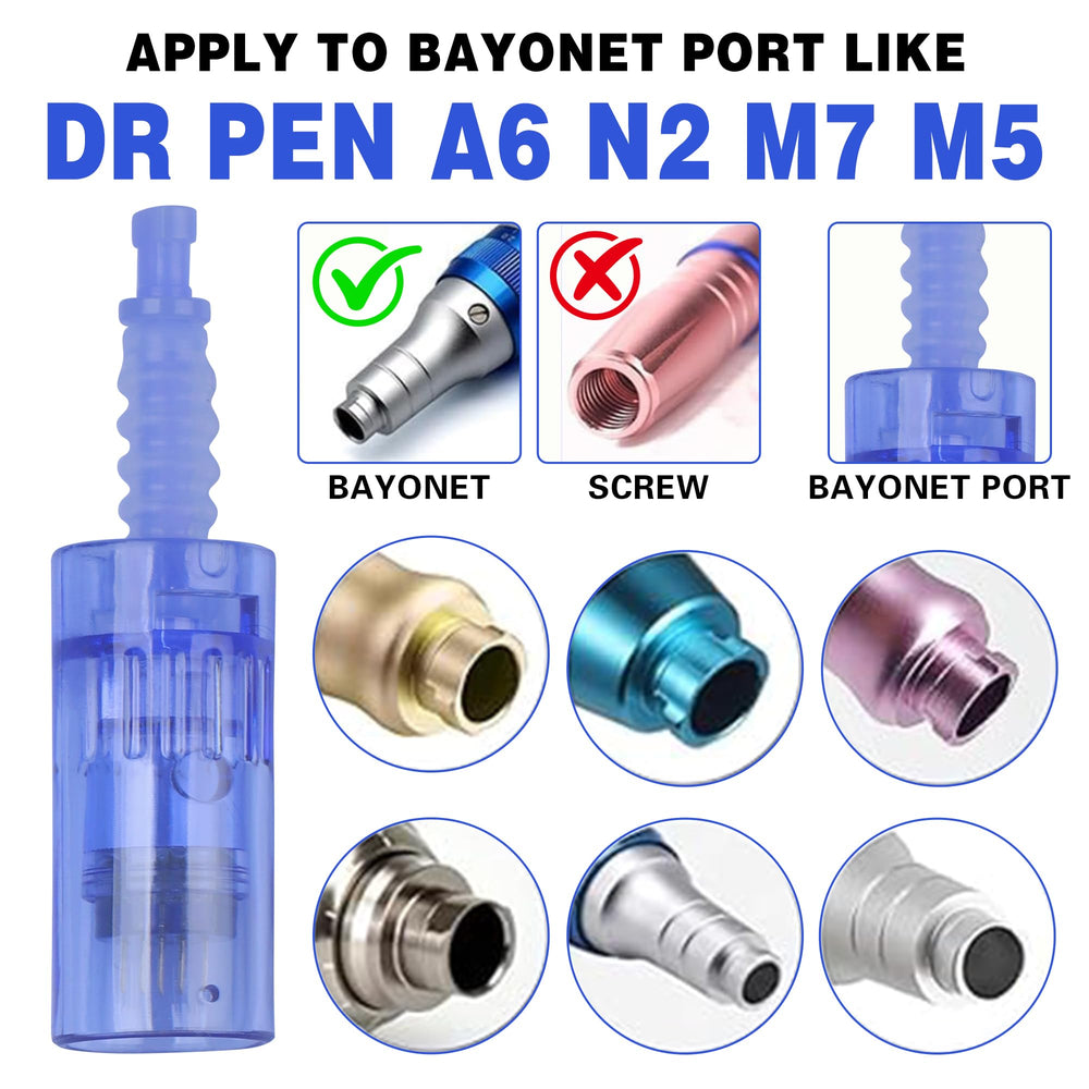 HVVGUT close-up of 24-pin cartridge needle cluster illustrating precise alignment and quality