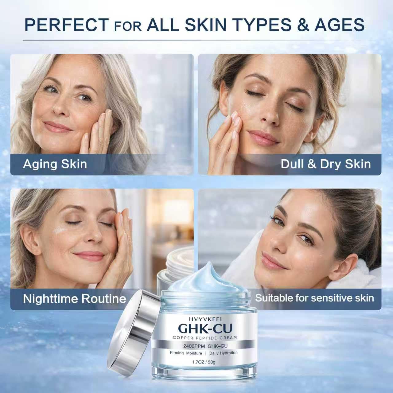 HVYVKFFI cream application on hand demonstrating quick absorption and hydration