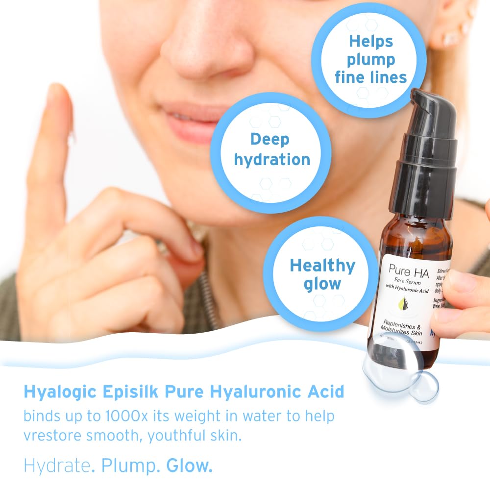 Hyalogic Episilk dropper detail dispensing a clear drop, emphasizing precise application