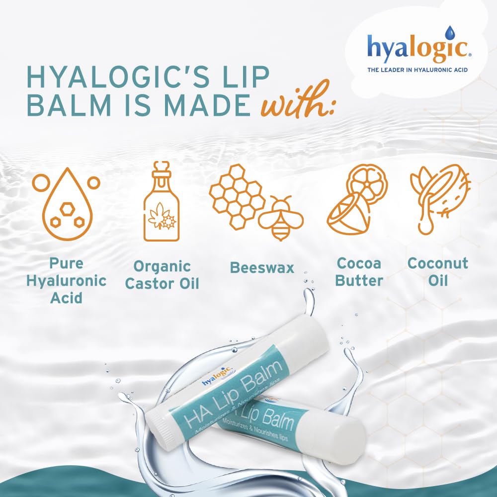 Hyalogic open stick close-up showing smooth texture for easy, non-greasy application