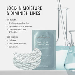HydroPeptide close-up hydrogel texture highlighting cooling hydration