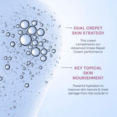 Hygieia+ applied to forearm demonstrating smoothing and immediate moisture