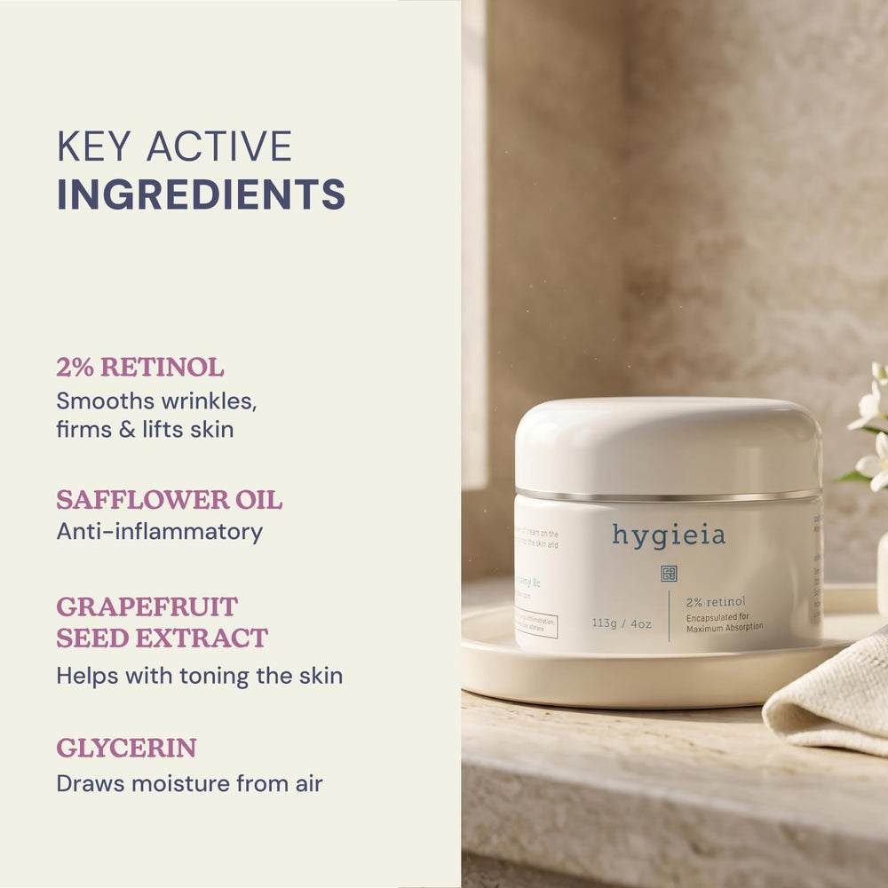 Hygieia + used on neck and chest to help improve skin texture