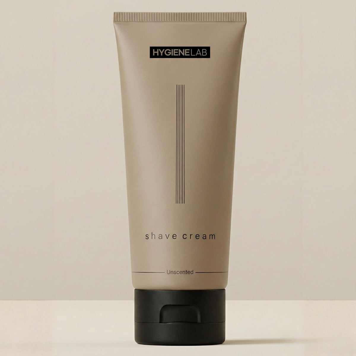 HygieneLab front tube view showing clean packaging and unscented benefit