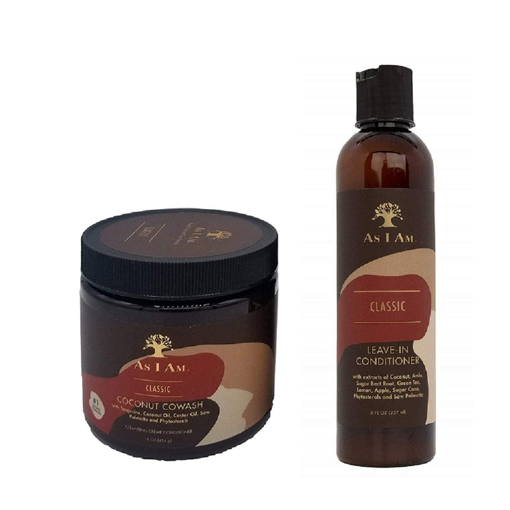 I AM Leave-In applied to curls in use for defined, hydrated hair
