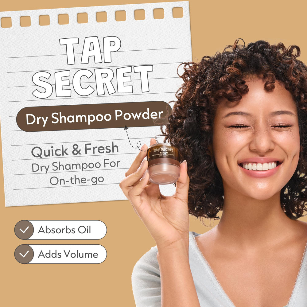 I DEW CARE open jar revealing brown mattifying powder for instant oil control