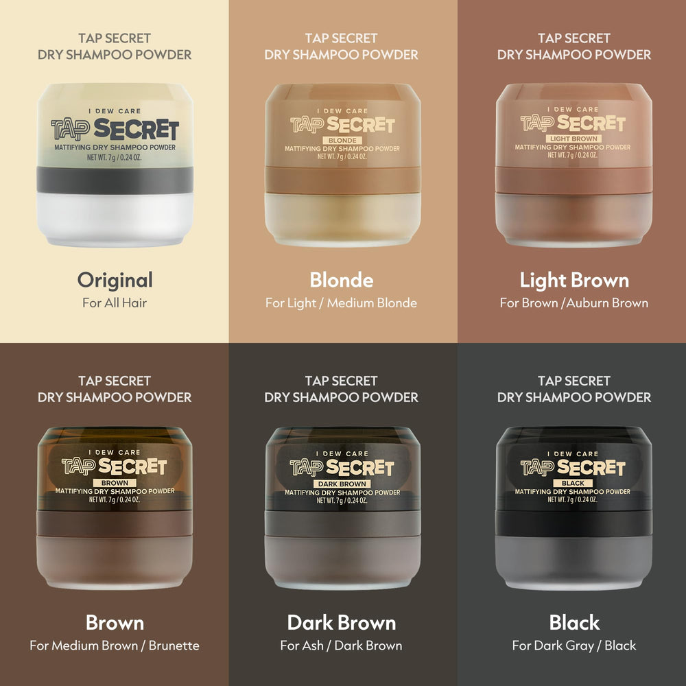 I DEW CARE dark brown hair result displays natural matte finish and lift