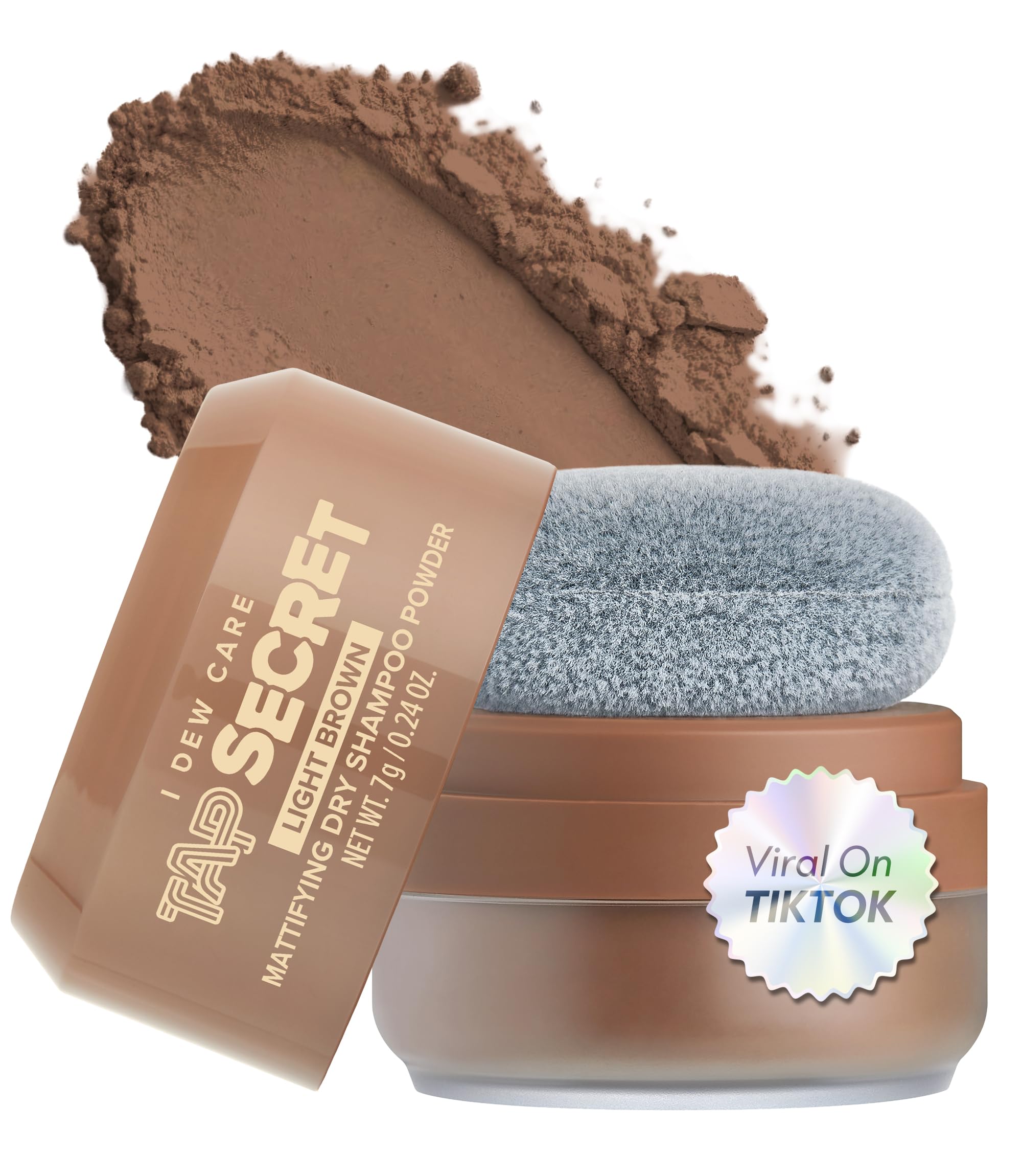 I DEW CARE front packaging showing compact powder and benefits