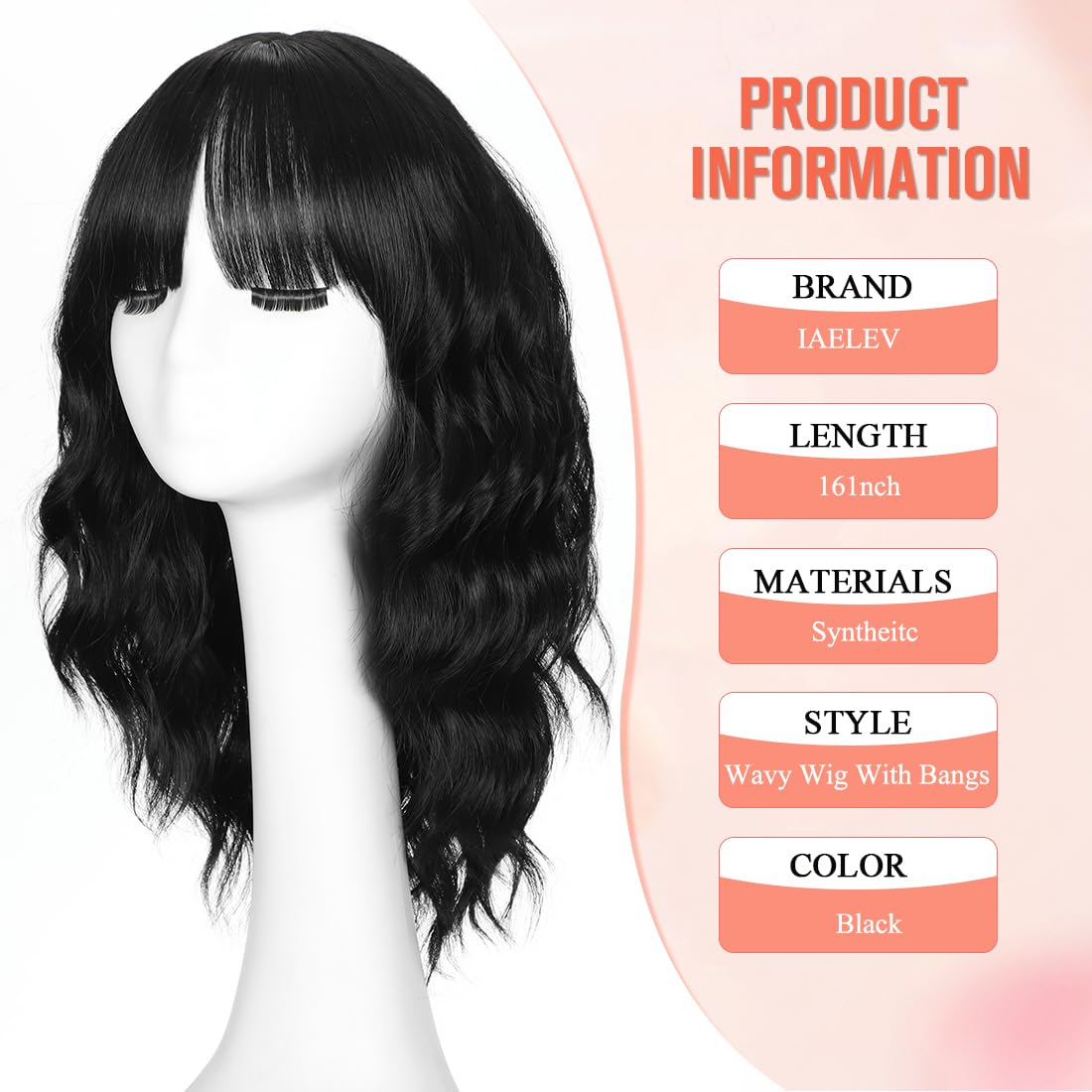 iAelev model wearing wig showing flattering everyday hairstyle