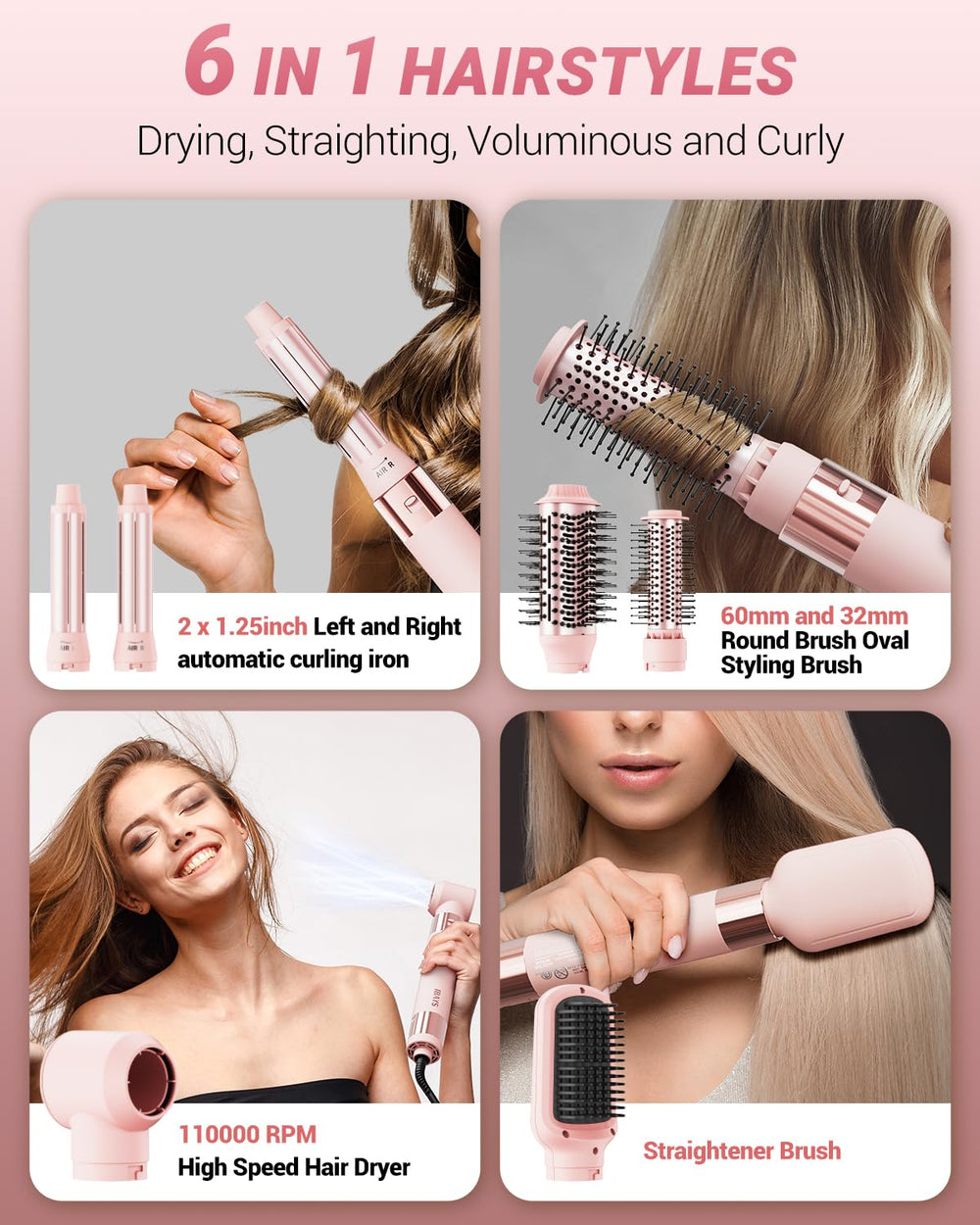 IBAYS auto-wrap curler close-up demonstrating effortless curling benefit