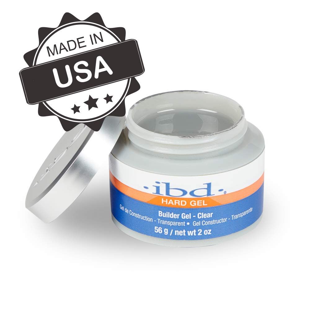 IBD hard builder gel 2 oz beside coin showing true product size and value