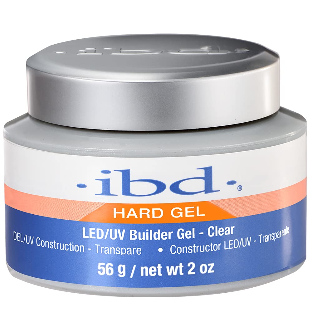 IBD hard gel clear front packaging showing jar and label for professional use benefit