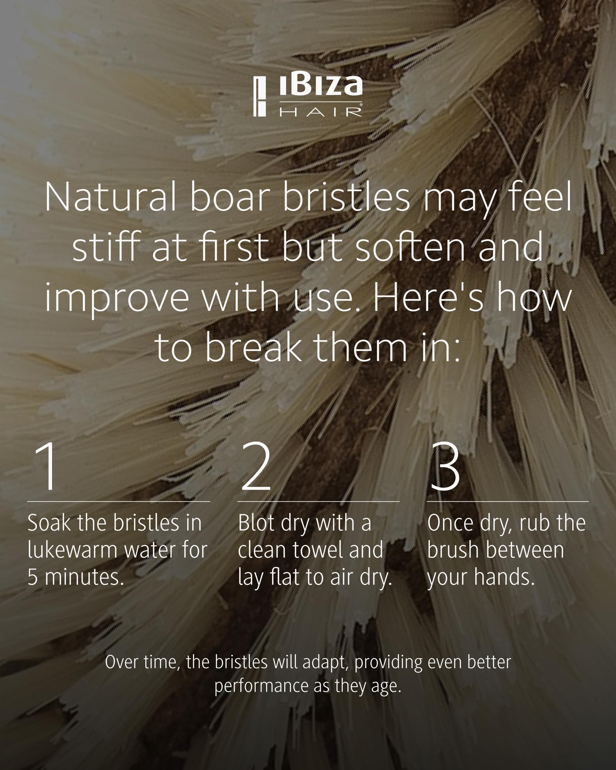 Ibiza Hair B2 styling color-treated hair demonstrates gentle tension and shine benefit