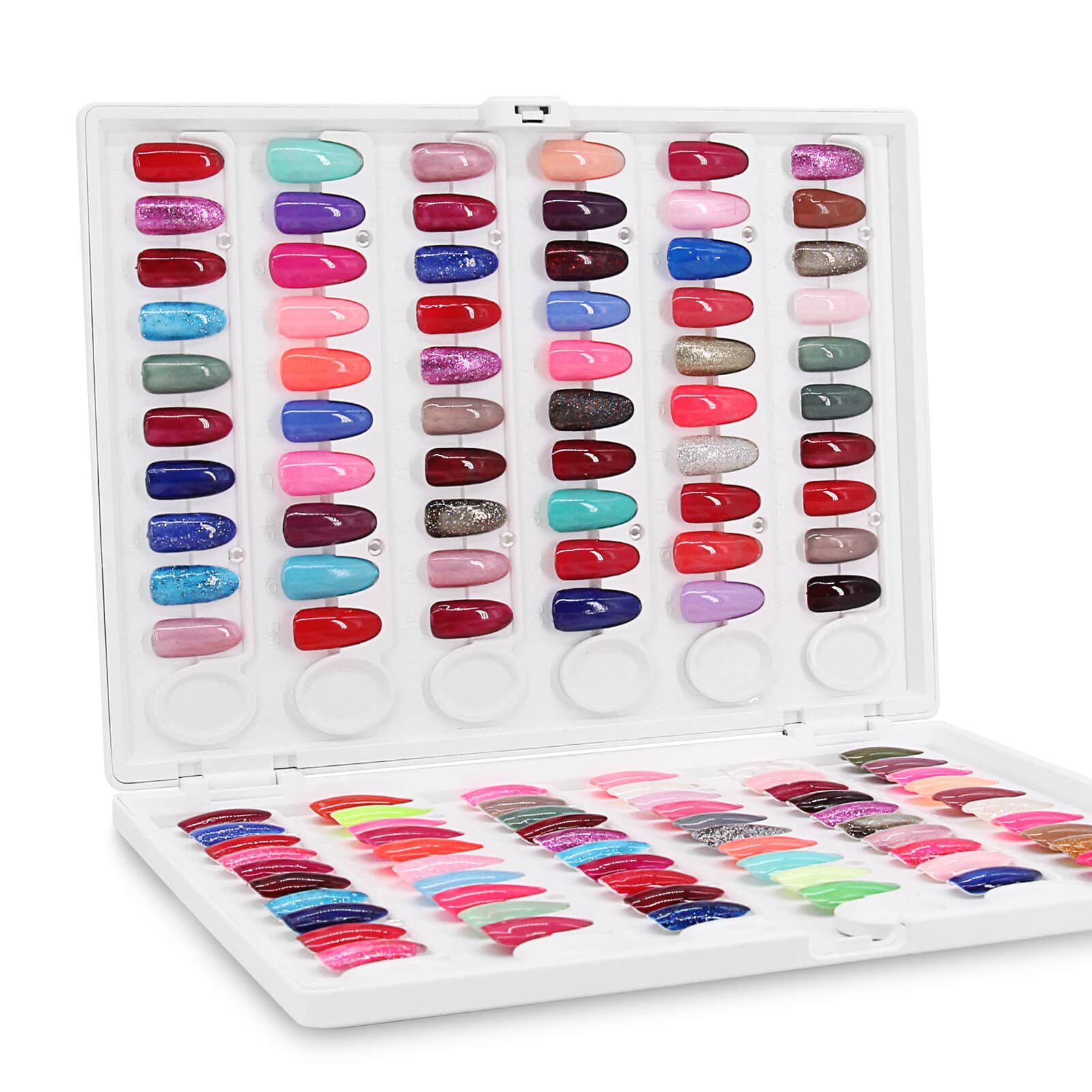 I·B·N G selection of glossy and matte tips showing mixed finishes and versatile display benefit