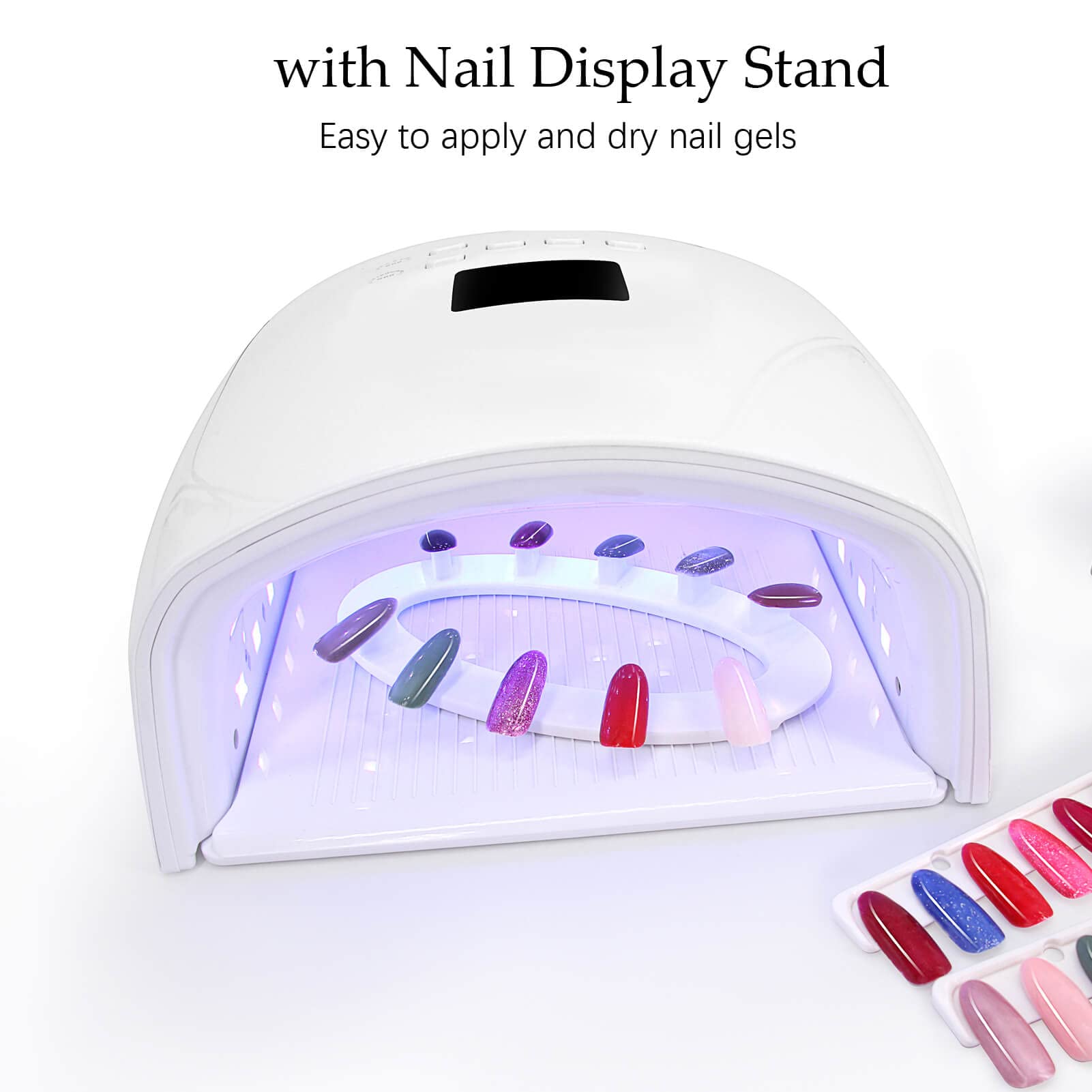 I·B·N G swatch book on salon counter showing professional presentation and client-facing appeal benefit
