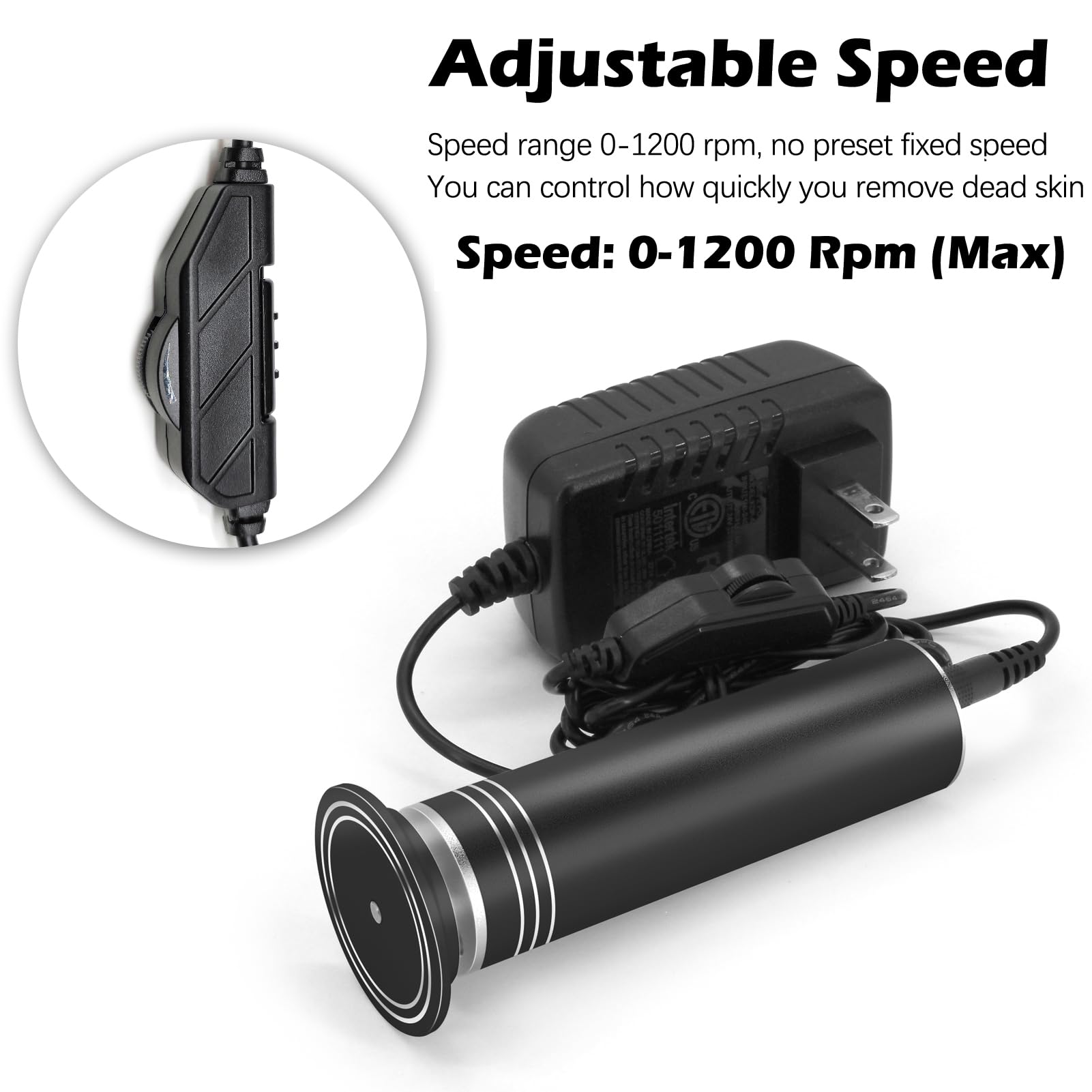 I·B·N G close-up of rotating head showing durable attachment and precision