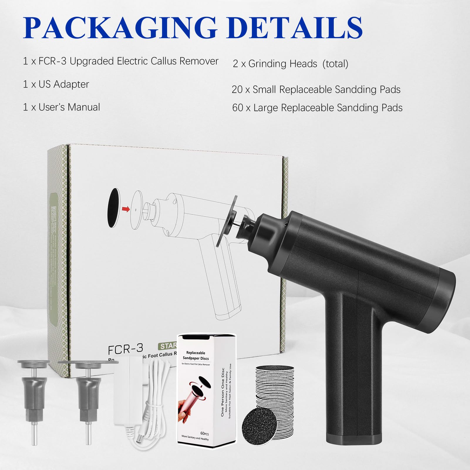 I·B·N G FCR-3 next to a measuring tape for scale and compact, portable size