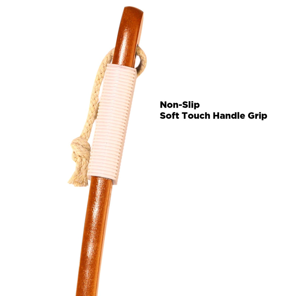 ICANdOIT hanging rope and brush stored to dry, prevents mildew
