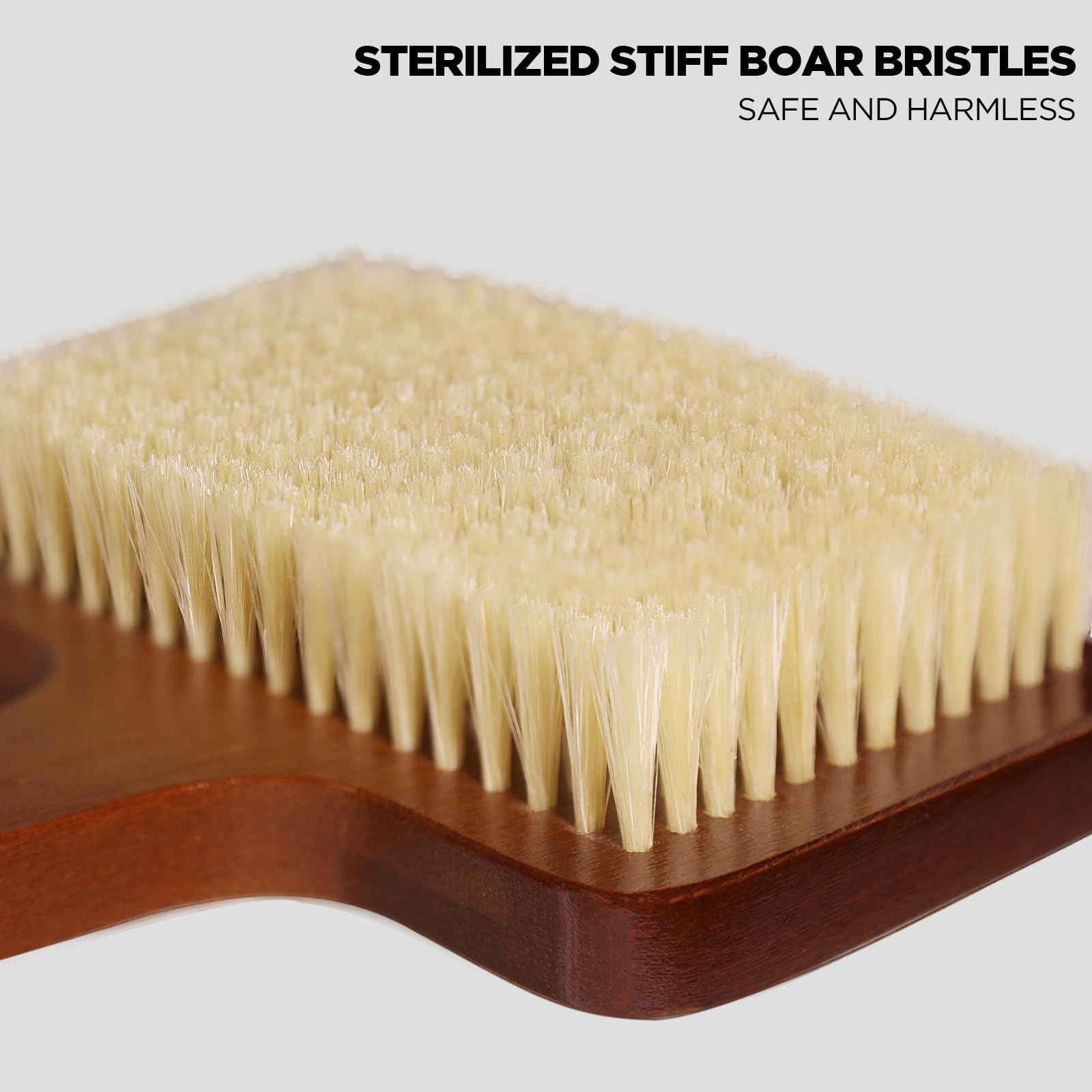ICANdOIT packaging and contents layout showing brush, glove, and care instructions
