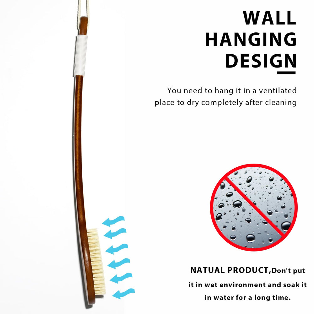 ICANdOIT brush beside hand showing 17.71-inch scale and control