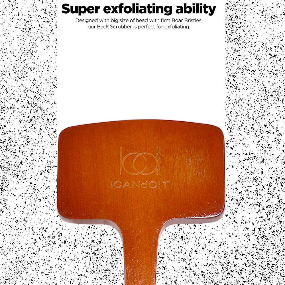 ICANdOIT texture of natural bristles close-up illustrating moderate firmness and durability