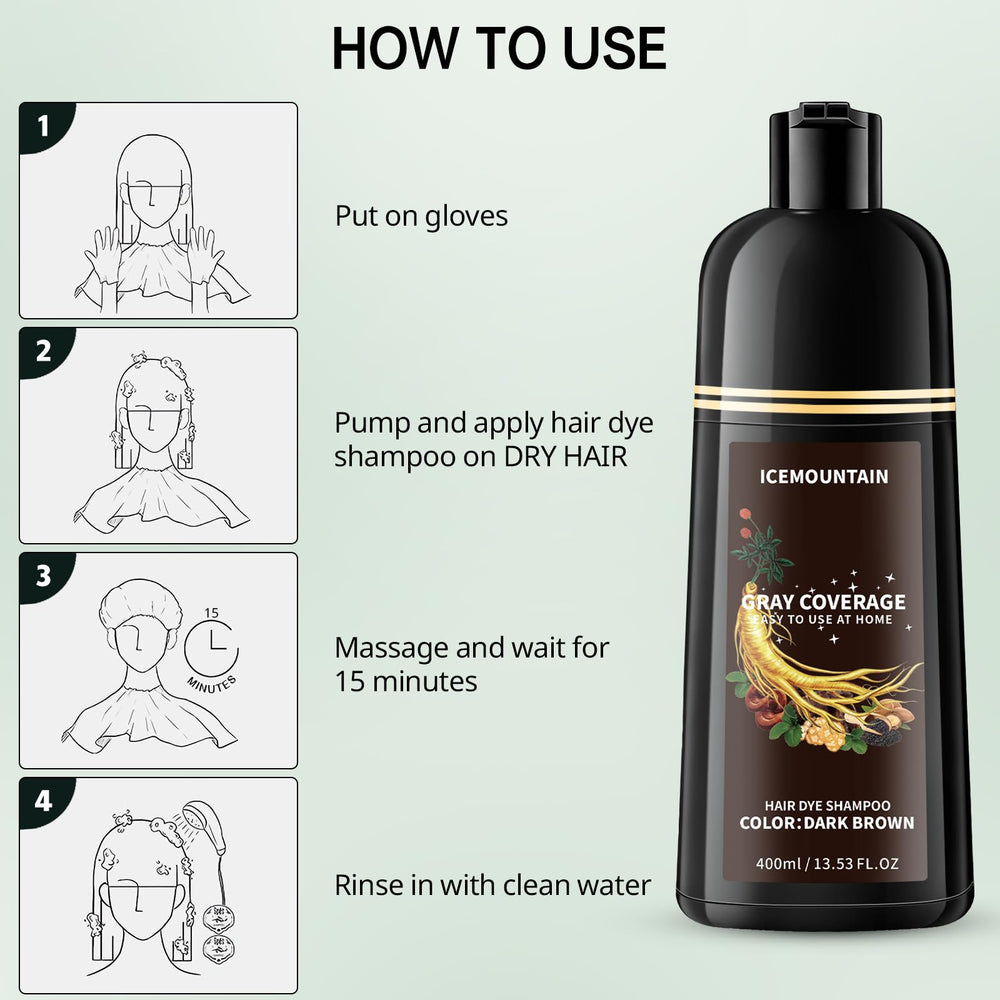 ICEMOUNTAIN label close-up showing directions and ingredient highlights for consumer confidence