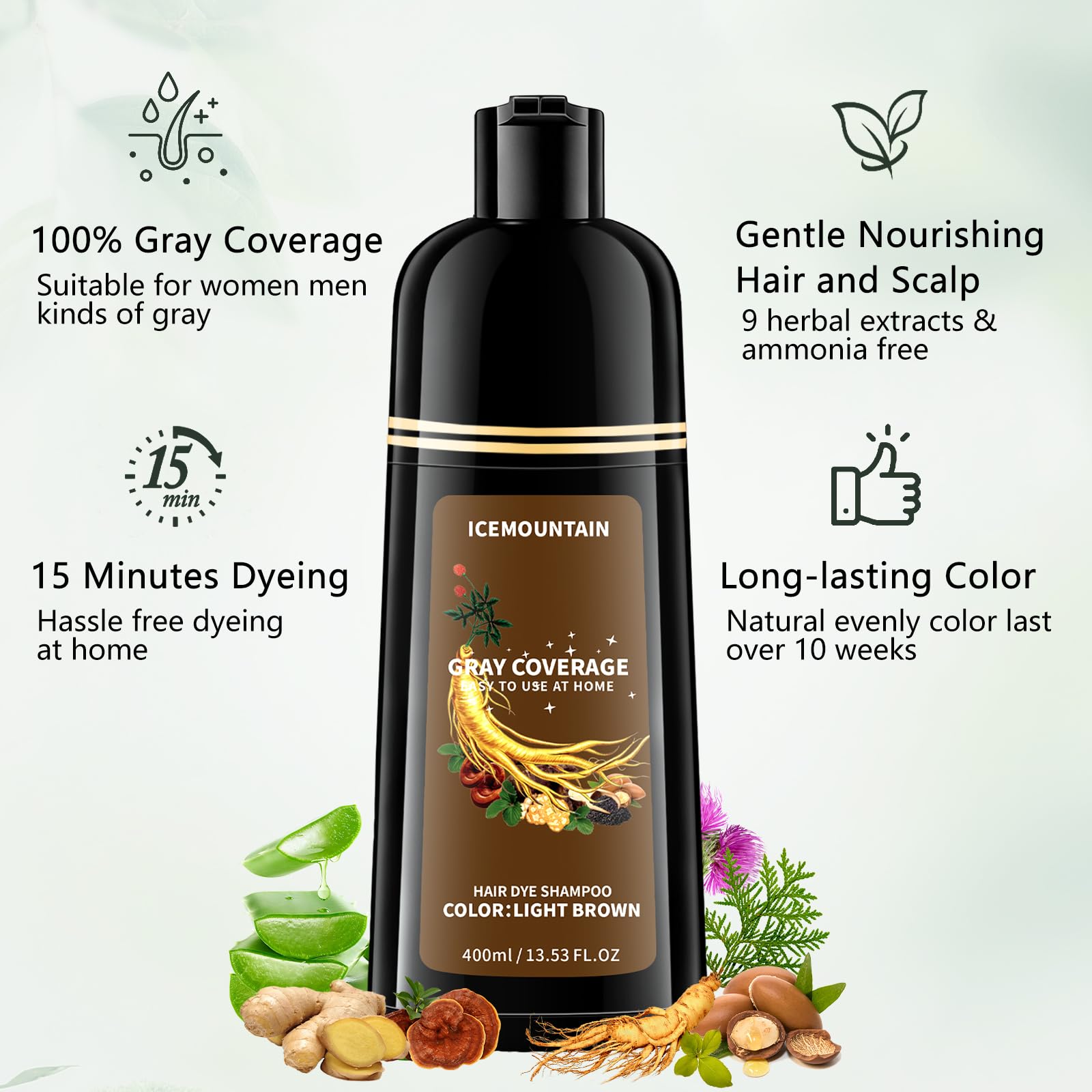 ICEMOUNTAIN lather in hand demonstrating easy application and coverage