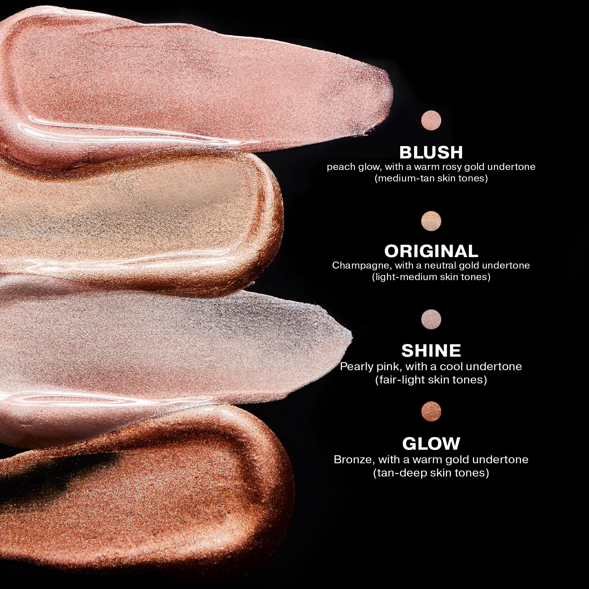 ICONIC LONDON mixed into foundation illustrating even radiance and multiuse benefit