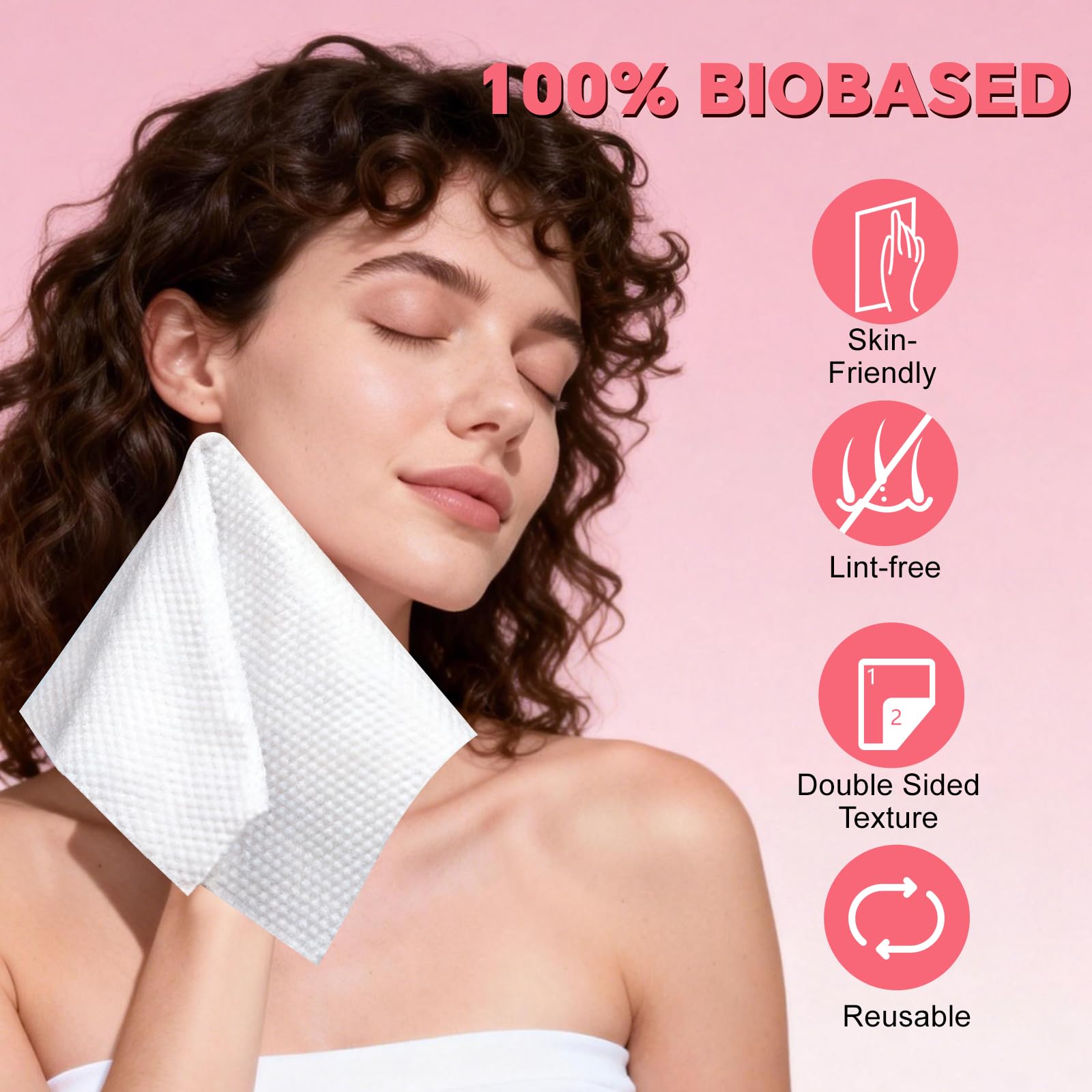 ICOTLE towel in hand after expansion showing absorbent, durable use
