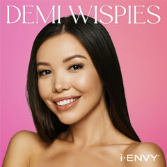 iENVY lashes applied on model eye creating natural volume and curl benefit