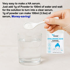 iFEiER dissolved serum in bottle shows clear solution for DIY benefit